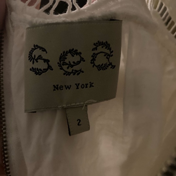 Sea New York White Eyelet Midi Dress - Picture 6 of 6